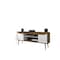 Manhattan Comfort Bradley 62.99 TV Stand, Rustic Brown and White 228BMC96 - alternate 4